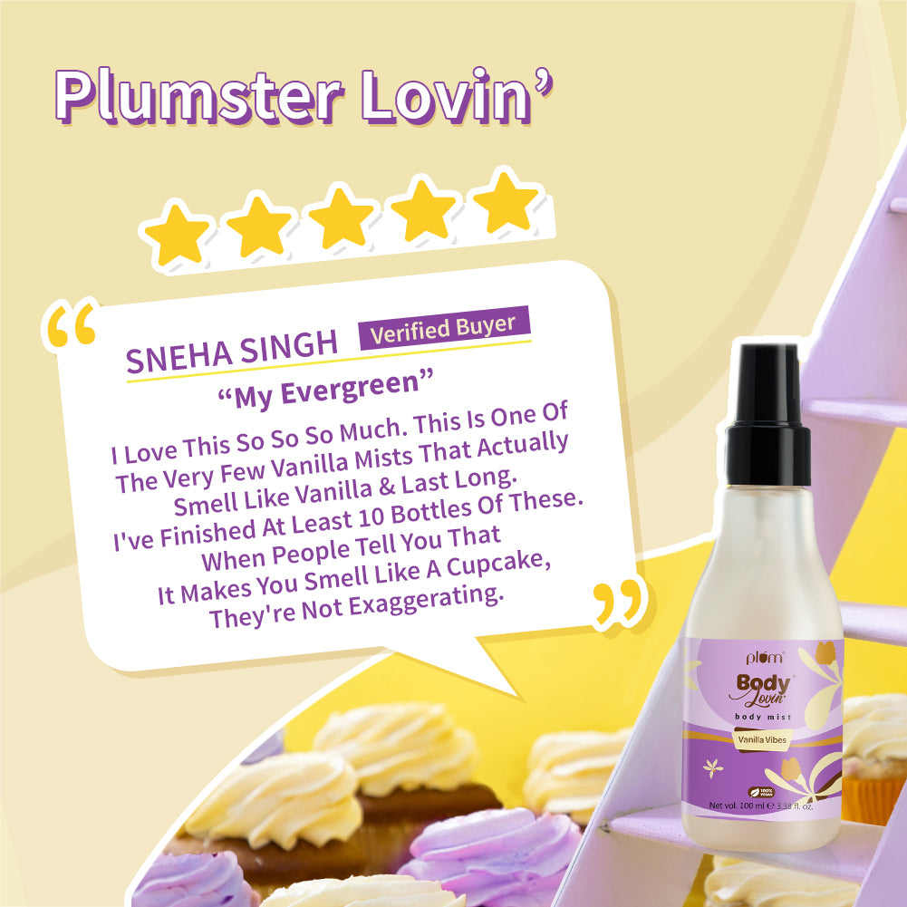 Vanilla Vibes Body Mist by Plum BodyLovin'