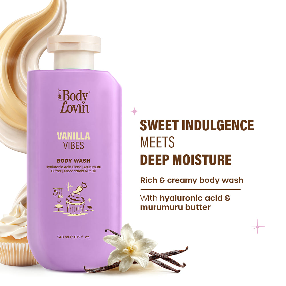 Vanilla Vibes Body Wash by BodyLovin'
