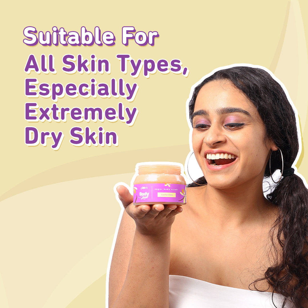 Vanilla Vibes Sugar Body Scrub by Plum BodyLovin'