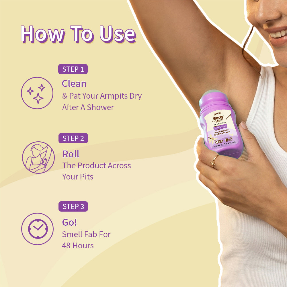 Vanilla Vibes Deodorant Roll On by Plum BodyLovin'