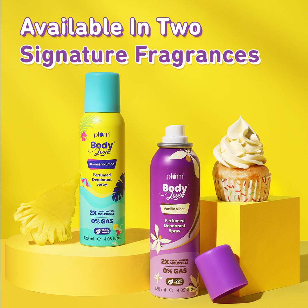Vanilla Vibes Perfumed Deodorant Spray by Plum BodyLovin'