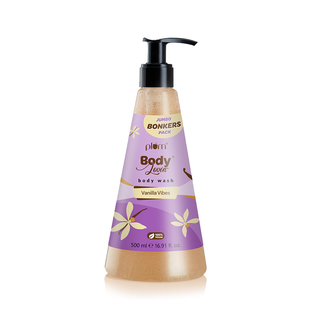 Vanilla Vibes Body Wash by Plum BodyLovin' (500ml)