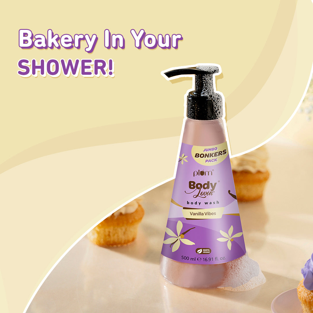 Vanilla Vibes Body Wash by Plum BodyLovin' (500ml)