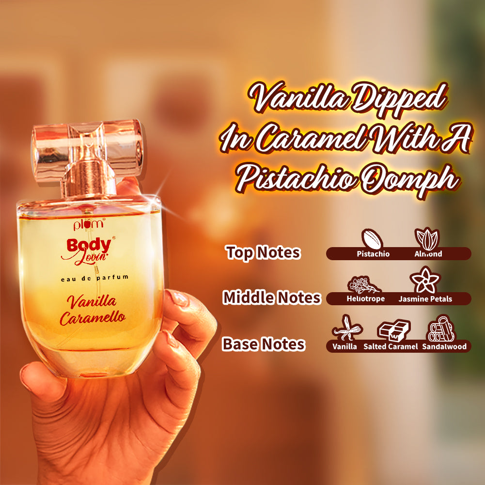 Vanilla Caramello Eau De Parfum (Perfume) by Plum BodyLovin'