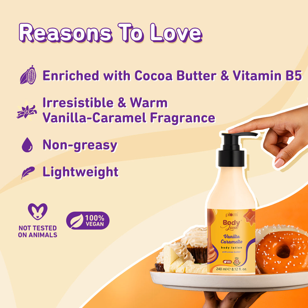 Vanilla Caramello Body Lotion by Plum BodyLovin'