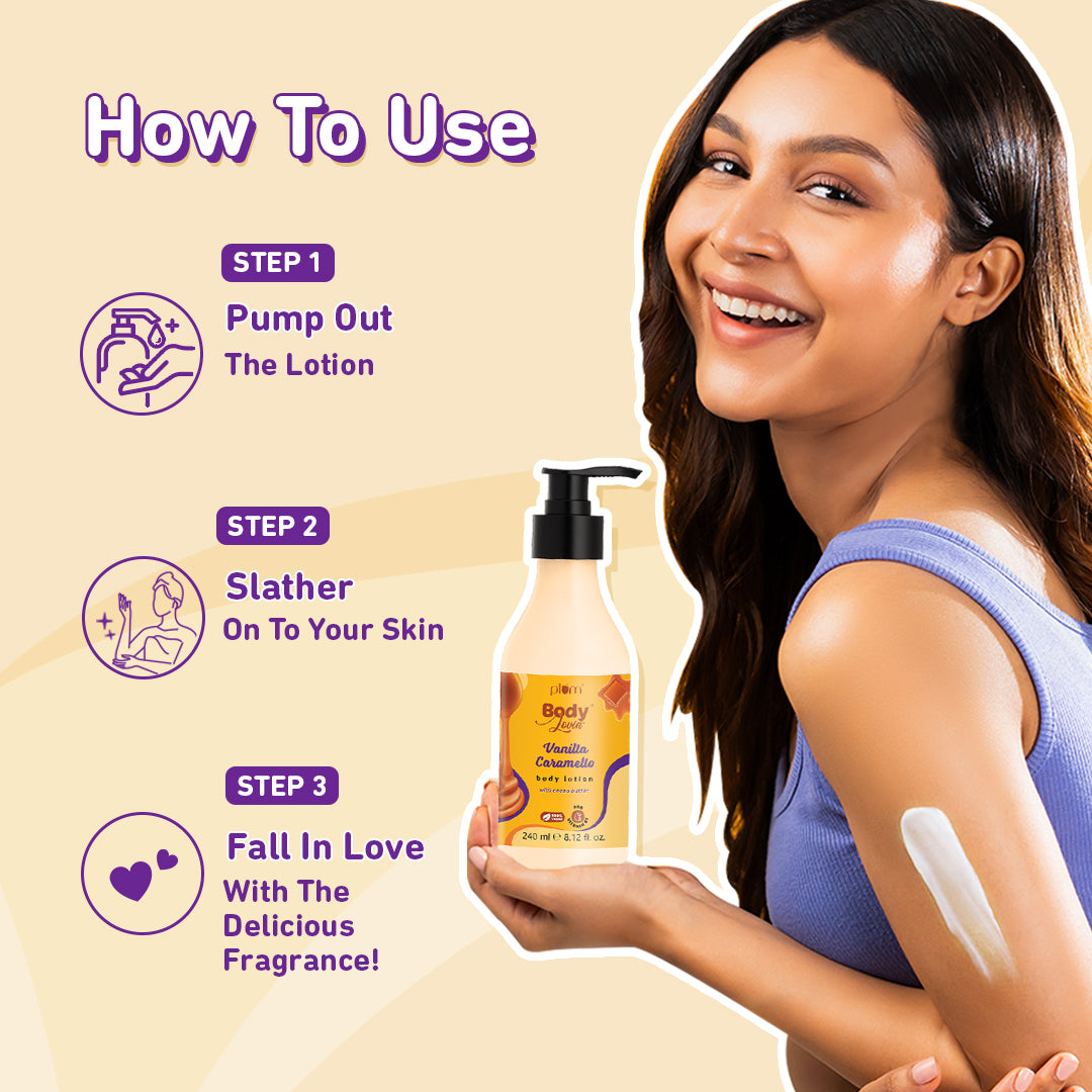 Vanilla Caramello Body Lotion by Plum BodyLovin'