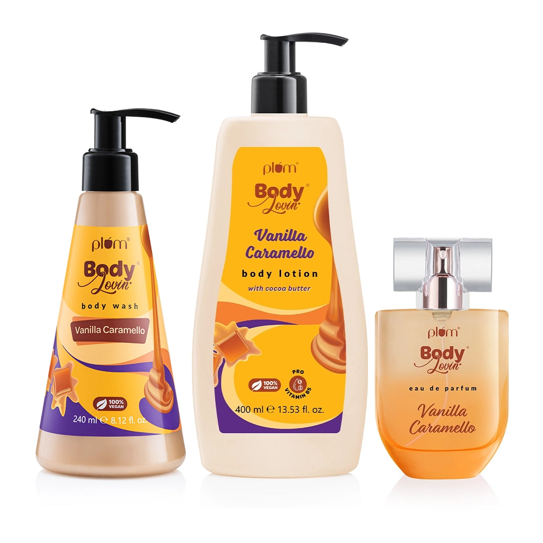 Vanilla Caramello Body Trio