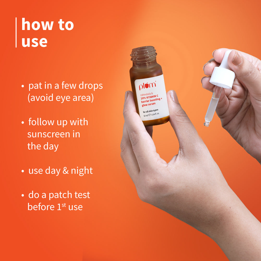 10% Vitamin C Barrier Boosting + Glow Serum with Calendula | 10ml