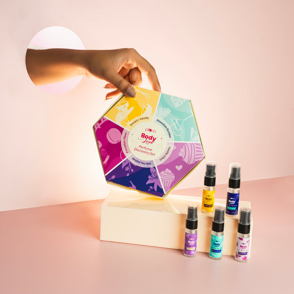 Perfume Discovery Set by Plum BodyLovin’( set of 5 perfumes)