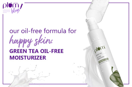 Our oil-free formula for happy skin : Green tea oil-free moisturizer
