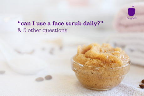 We’ve got answers: “can i use a face scrub daily?” and 5 other questions