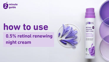 How to get the best results from Plum 0.5% Retinol with Bakuchiol Anti-Ageing Night Cream