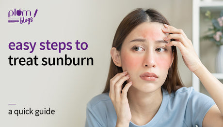 Sunburn on the face - caution, precaution, and treatment