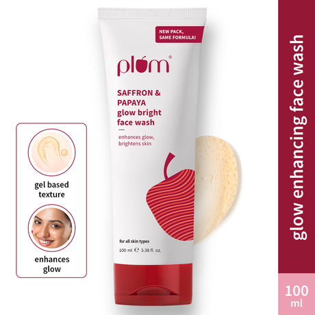 Saffron & Papaya Glow Bright Face Wash
