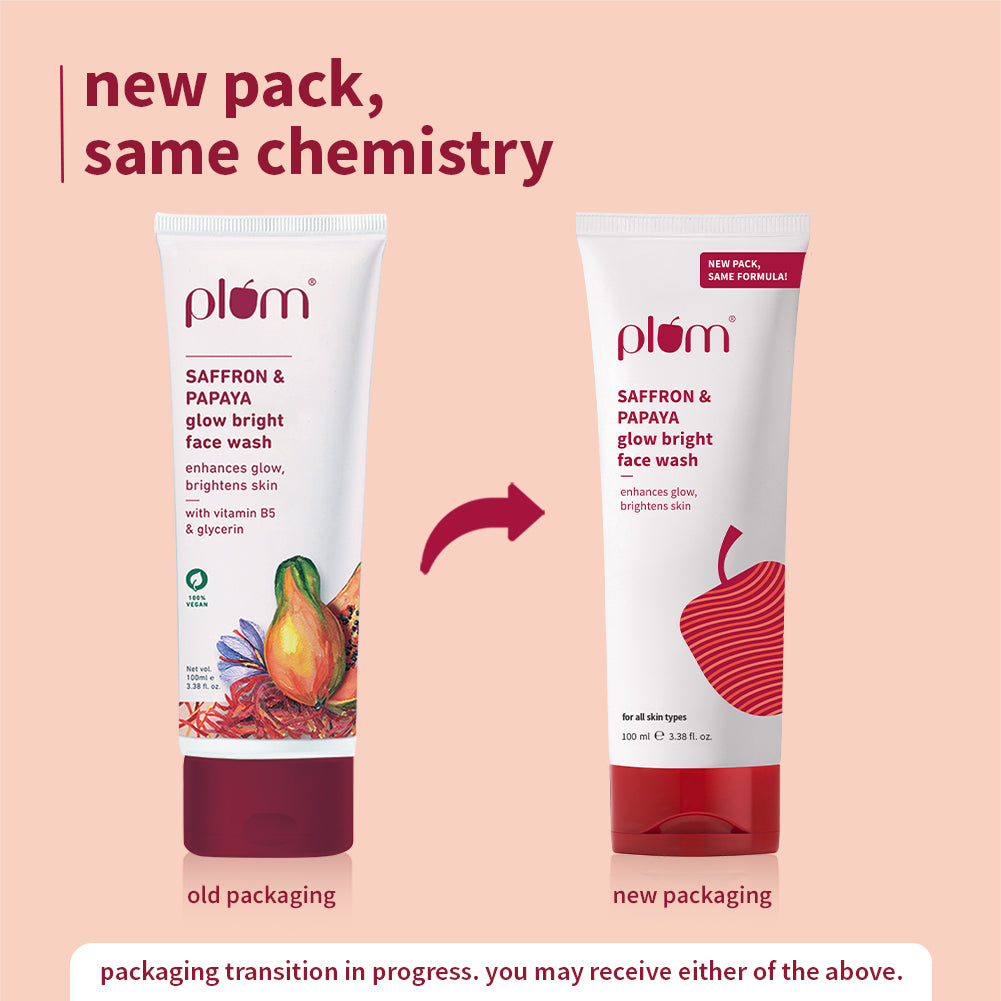 Saffron & Papaya Glow Bright Face Wash