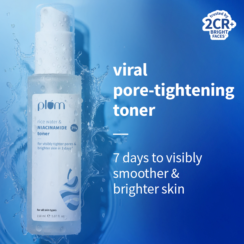 3% Niacinamide & Rice Water Toner for Bright Skin