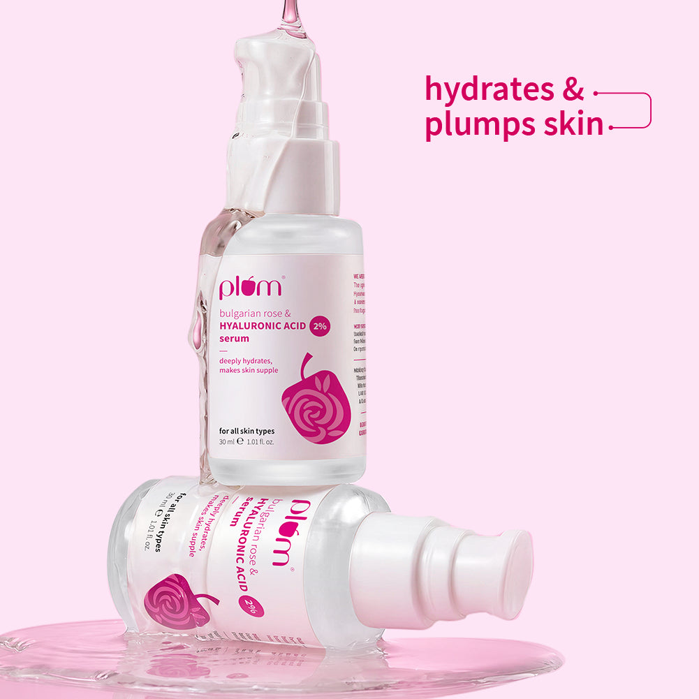 Bulgarian Rose & 2% Hyaluronic Acid Serum For Dry Skin