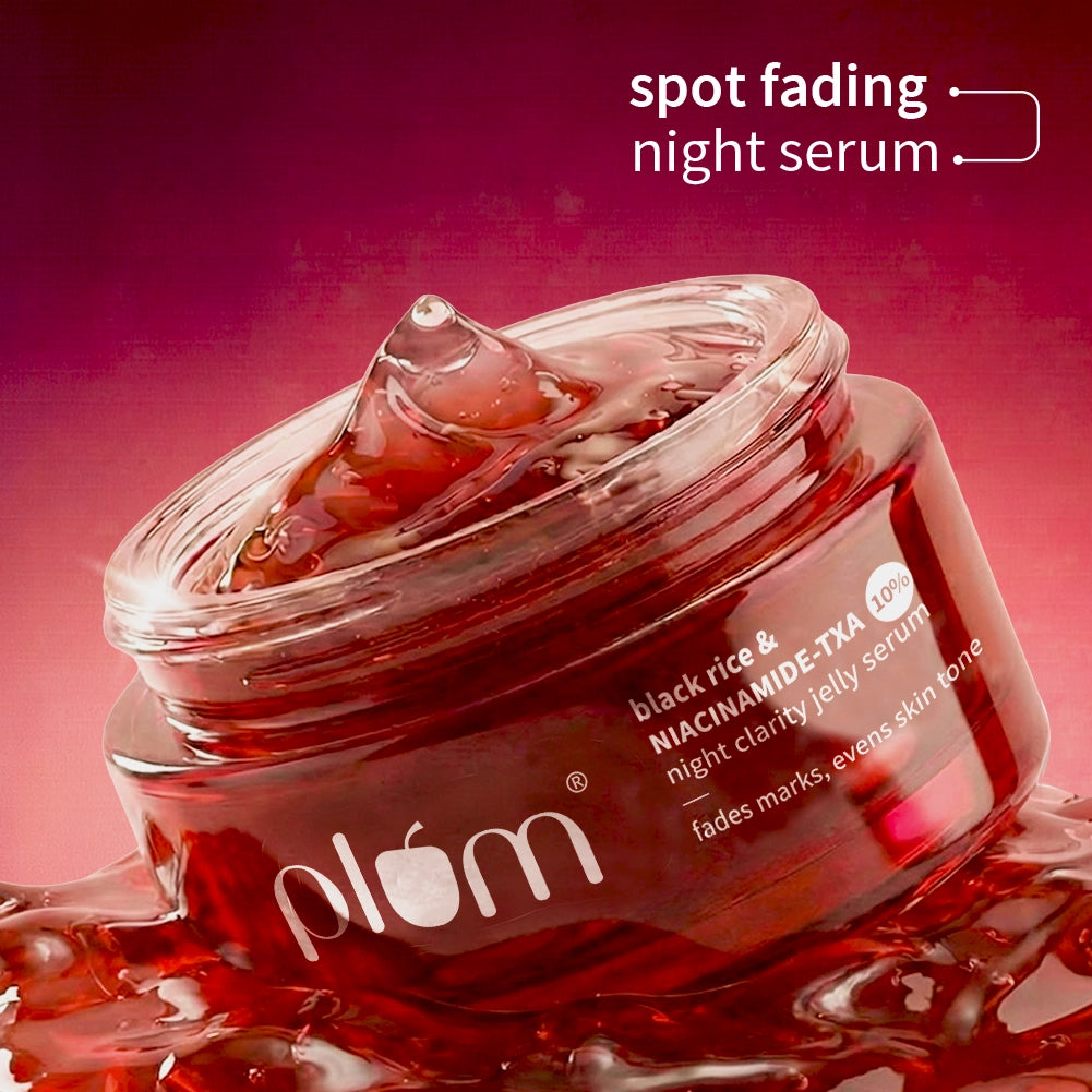 Black Rice & 10% Niacinamide-TXA Night Clarity Jelly Serum