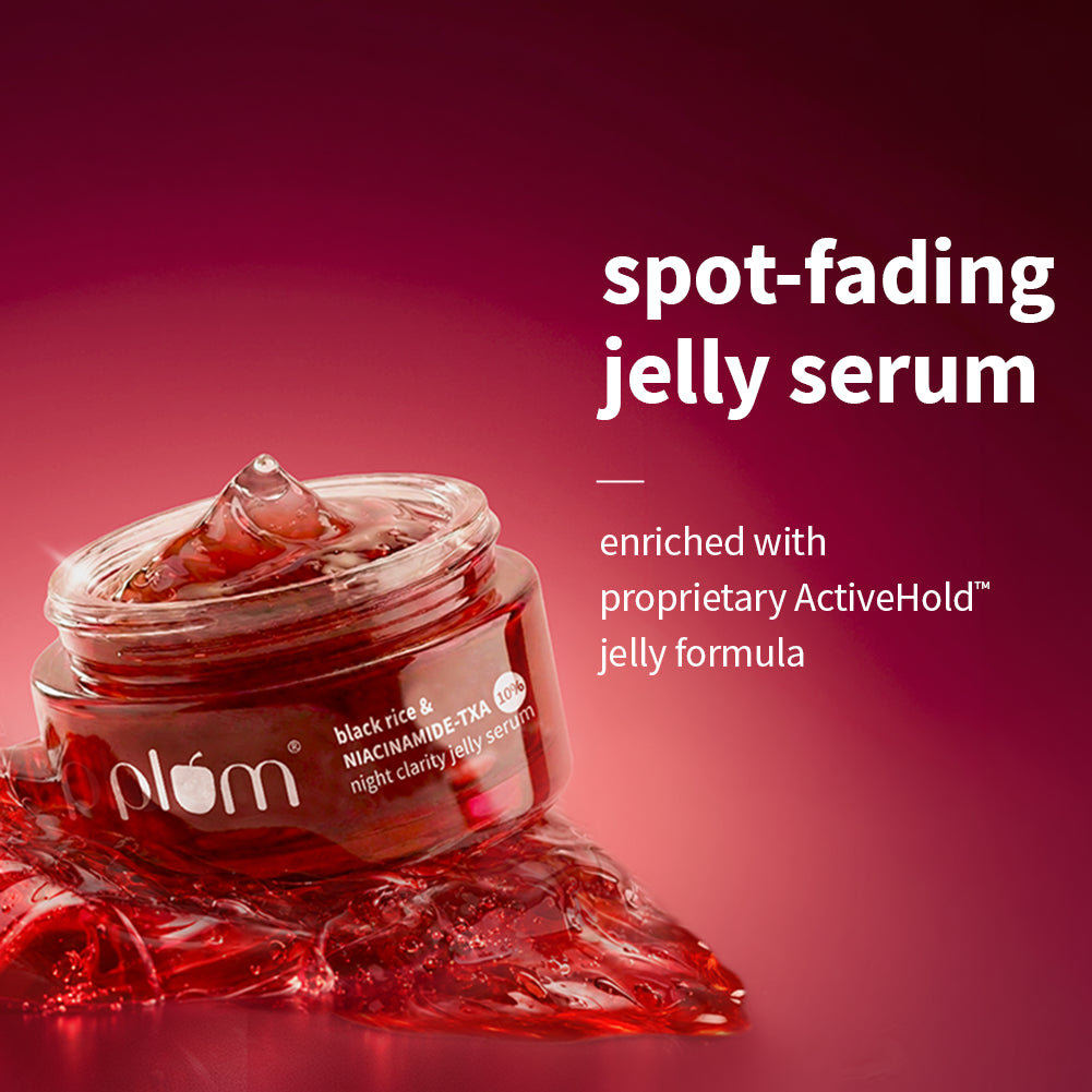 Black Rice & 10% Niacinamide-TXA Night Clarity Jelly Serum
