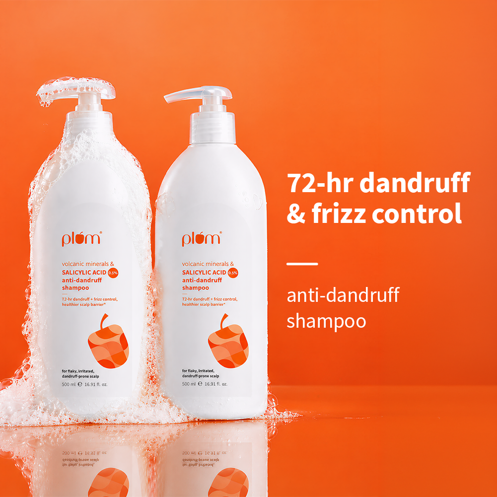 Volcanic Minerals & 0.5% Salicylic Acid Shampoo For Dandruff-Prone Hair | Pack of 2