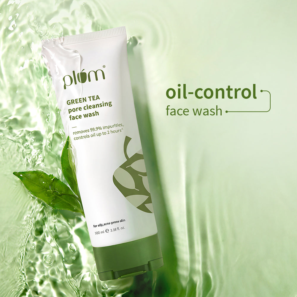 Green Tea Pore Cleansing Face Wash For Oily & Acne-Prone Skin