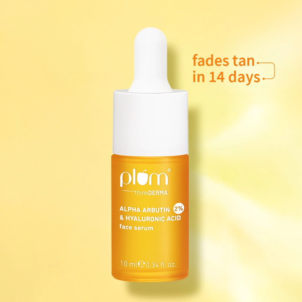 2% Alpha Arbutin & Hyaluronic Acid Tan Fading Face Serum | 10 ml image 1