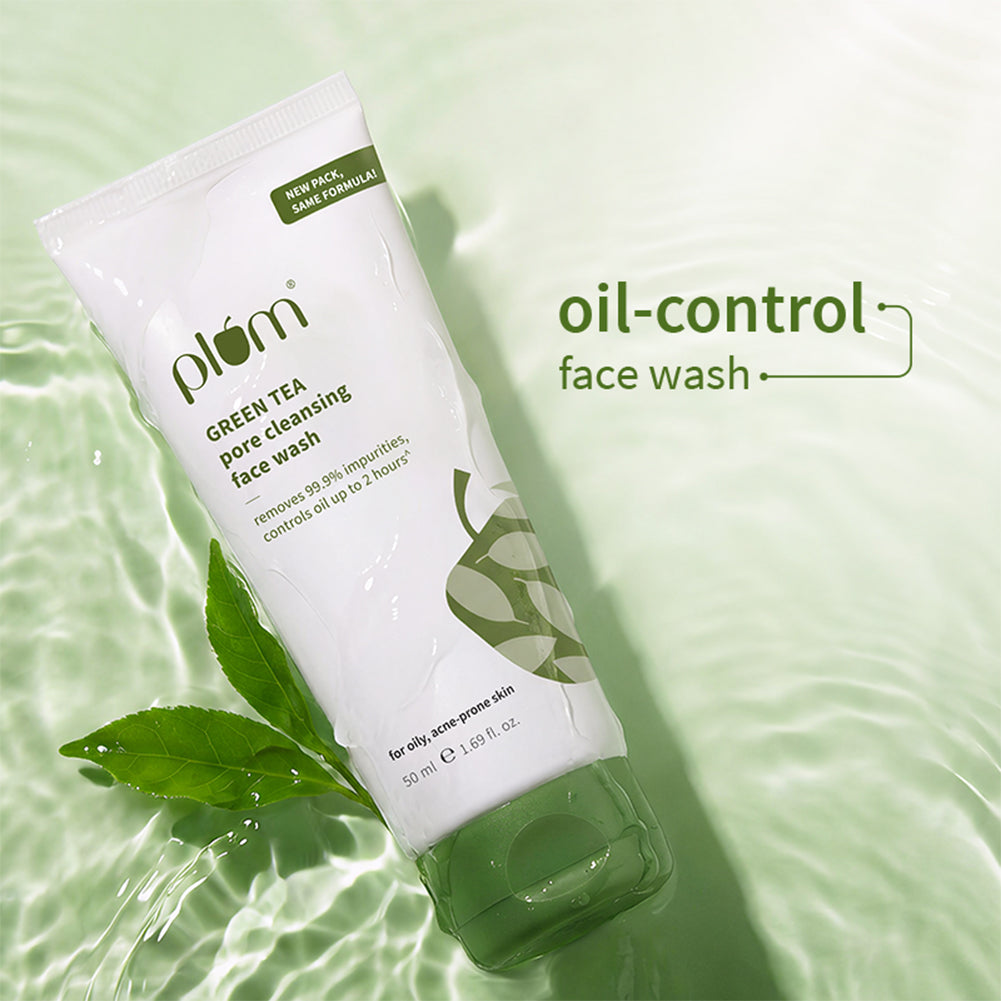 Green Tea Pore Cleansing Face Wash For Oily & Acne-Prone Skin