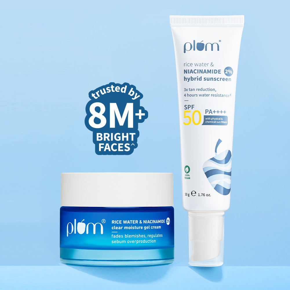 Niacinamide & Rice Water Moisturize & Protect Combo