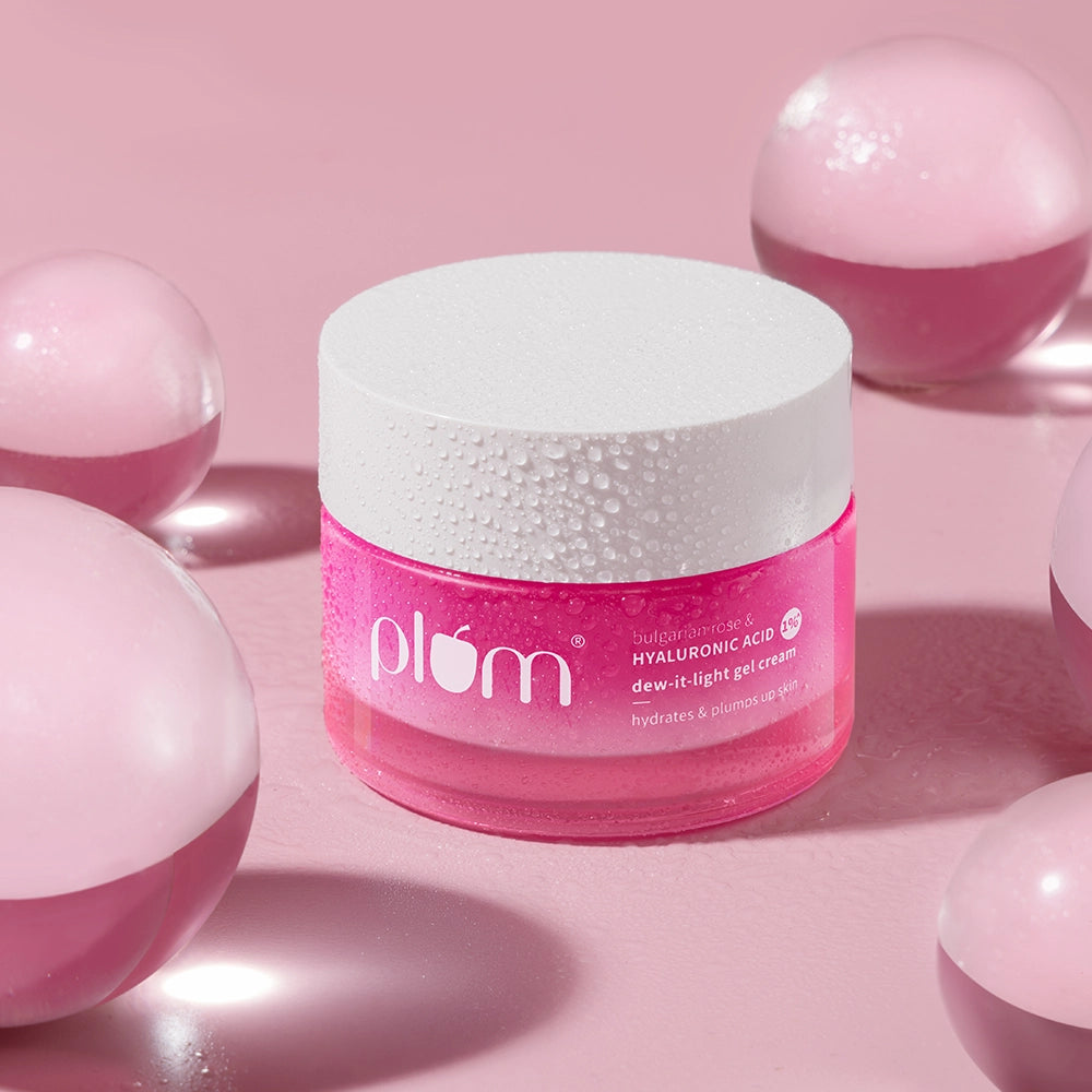 Bulgarian Rose and 1% Hyaluronic Acid Dew-it-light Gel Cream
