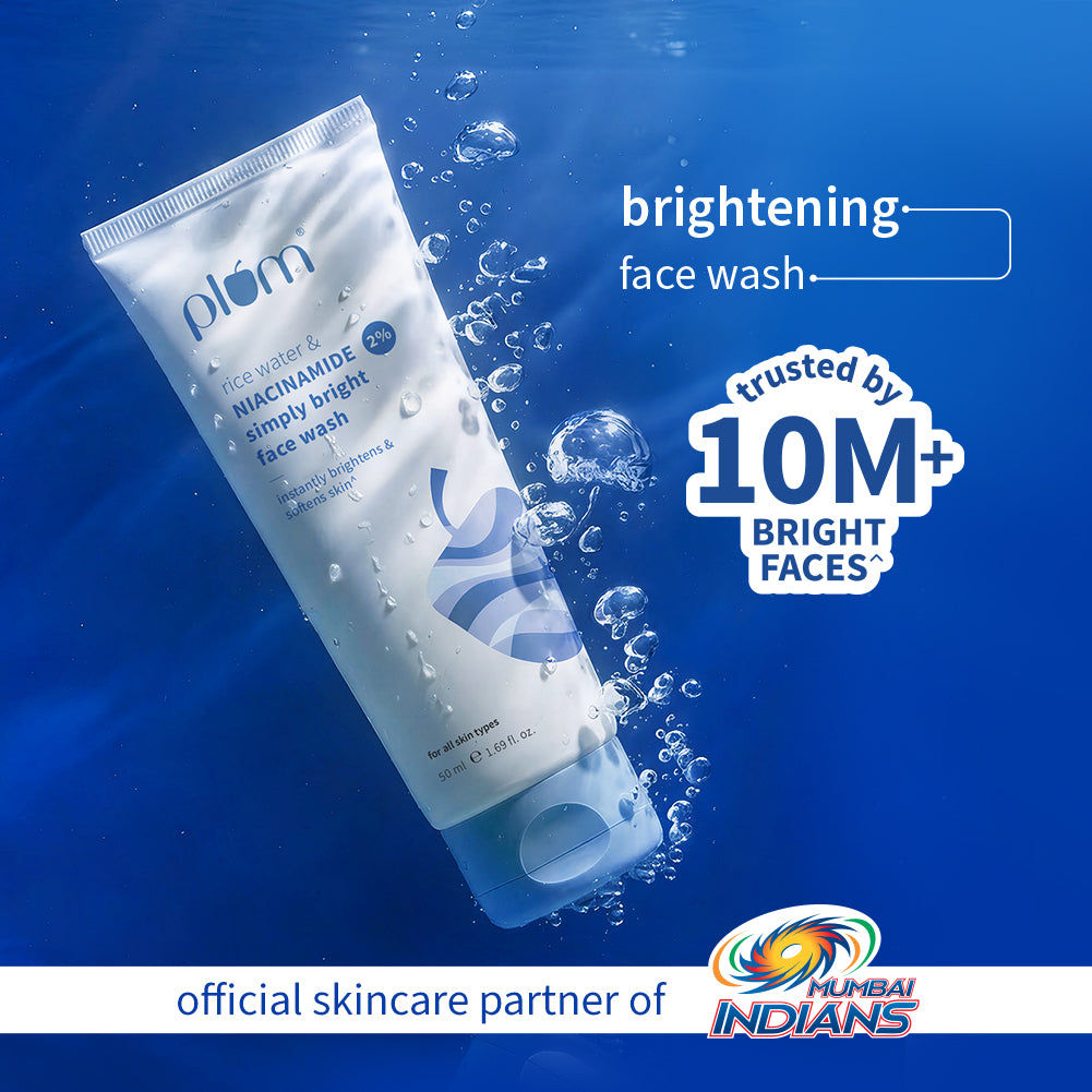 2% Niacinamide & Rice Water Simply Bright Face Wash | 50 ml