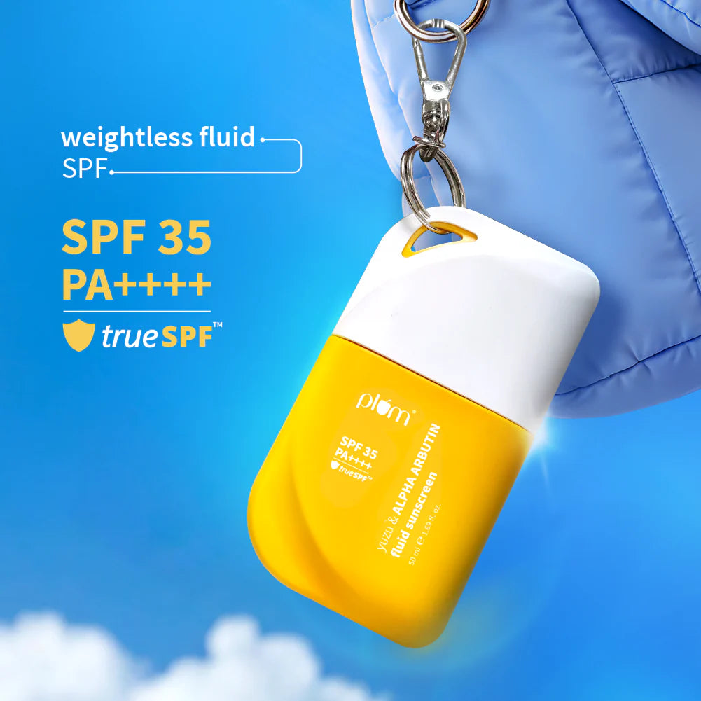 🎁 Yuzu & Alpha Arbutin Weightless Fluid Sunscreen 35 PA++++