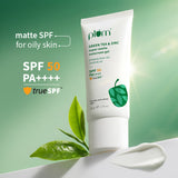 Green Tea & Zinc Super-Matte SPF 50 Sunscreen Gel for Oily Skin