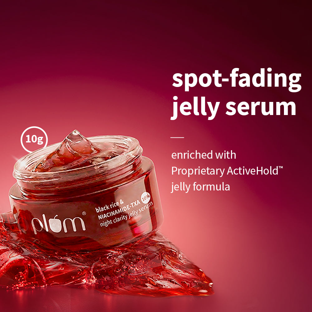 Black Rice & 10% Niacinamide-TXA Night Clarity Jelly Serum