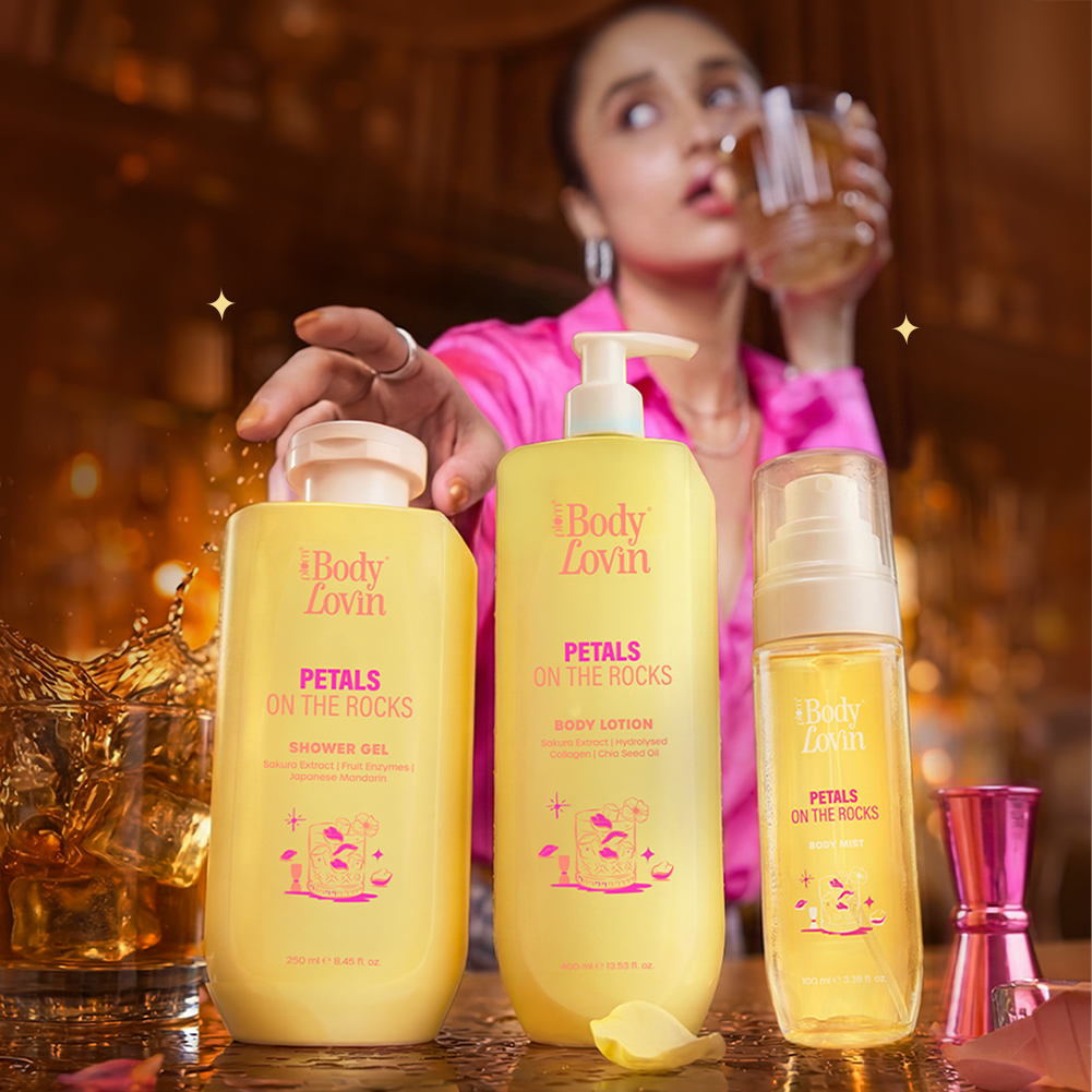 Petals on the rocks collection by BodyLovin'