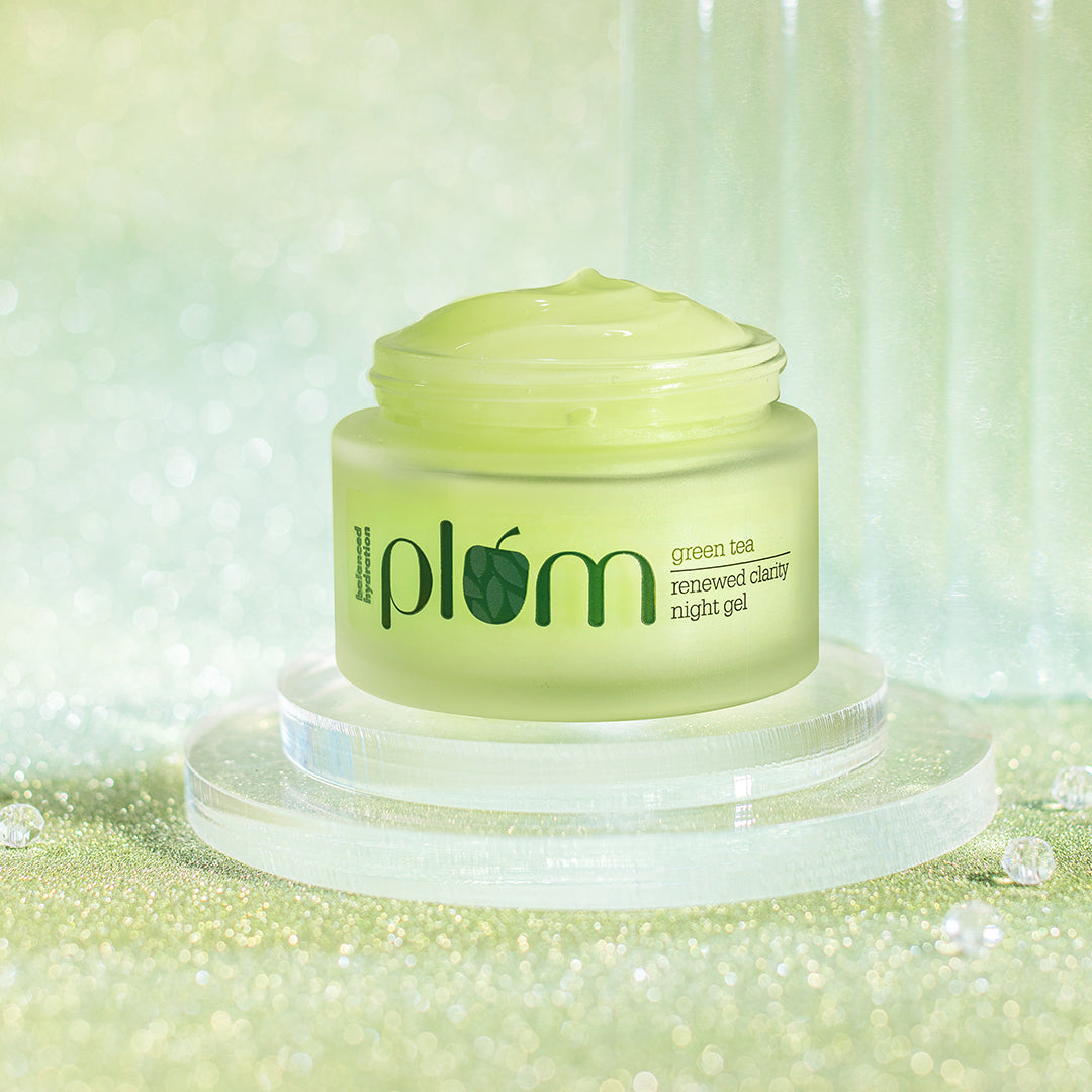 Green Tea Night Gel For Oily, Acne-Prone Skin | 15 ml | Travel-Size