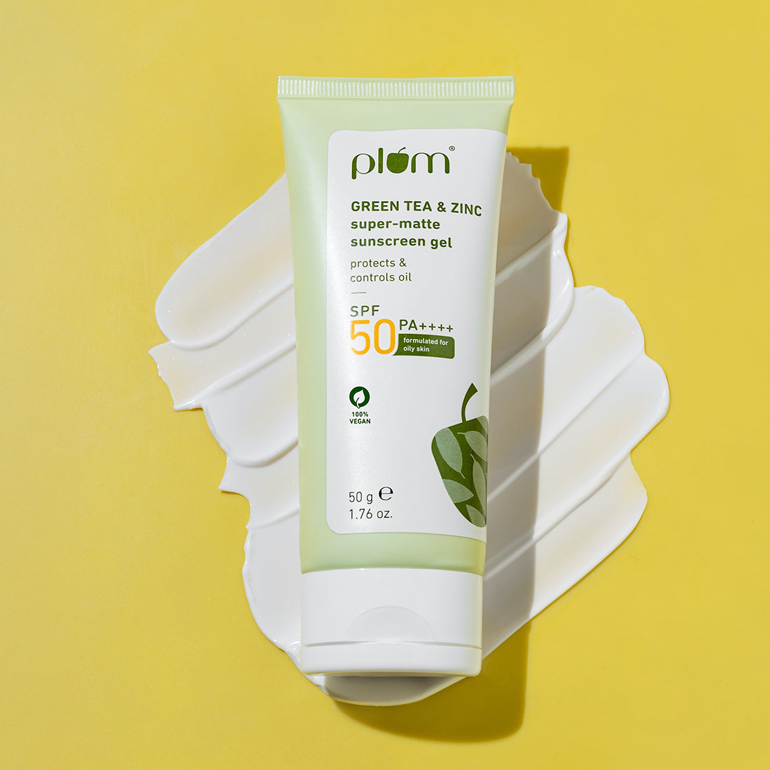 Green Tea & Zinc Super-Matte Sunscreen Gel | SPF 50 PA ++++| SPF for Oily Skin