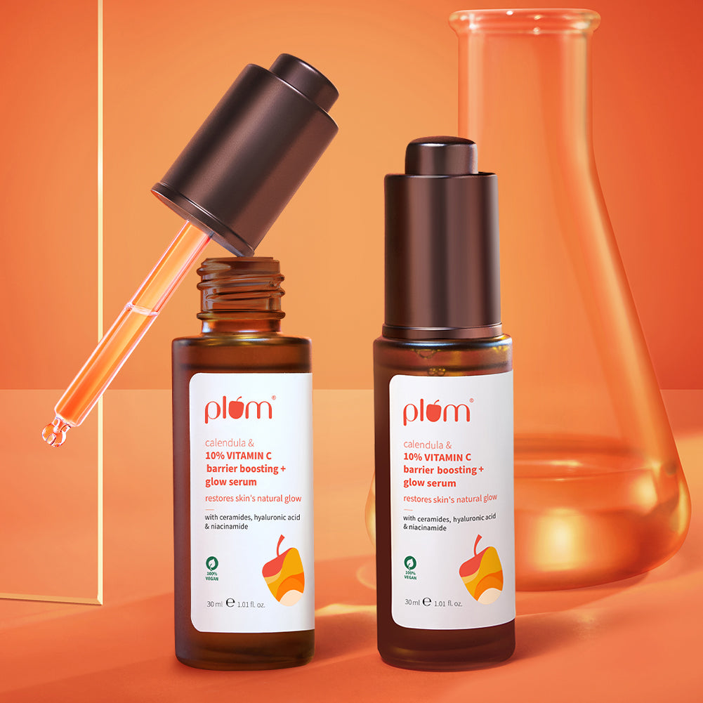 10% Vitamin C Barrier Boosting + Glow Serum with Calendula - Pack of 2