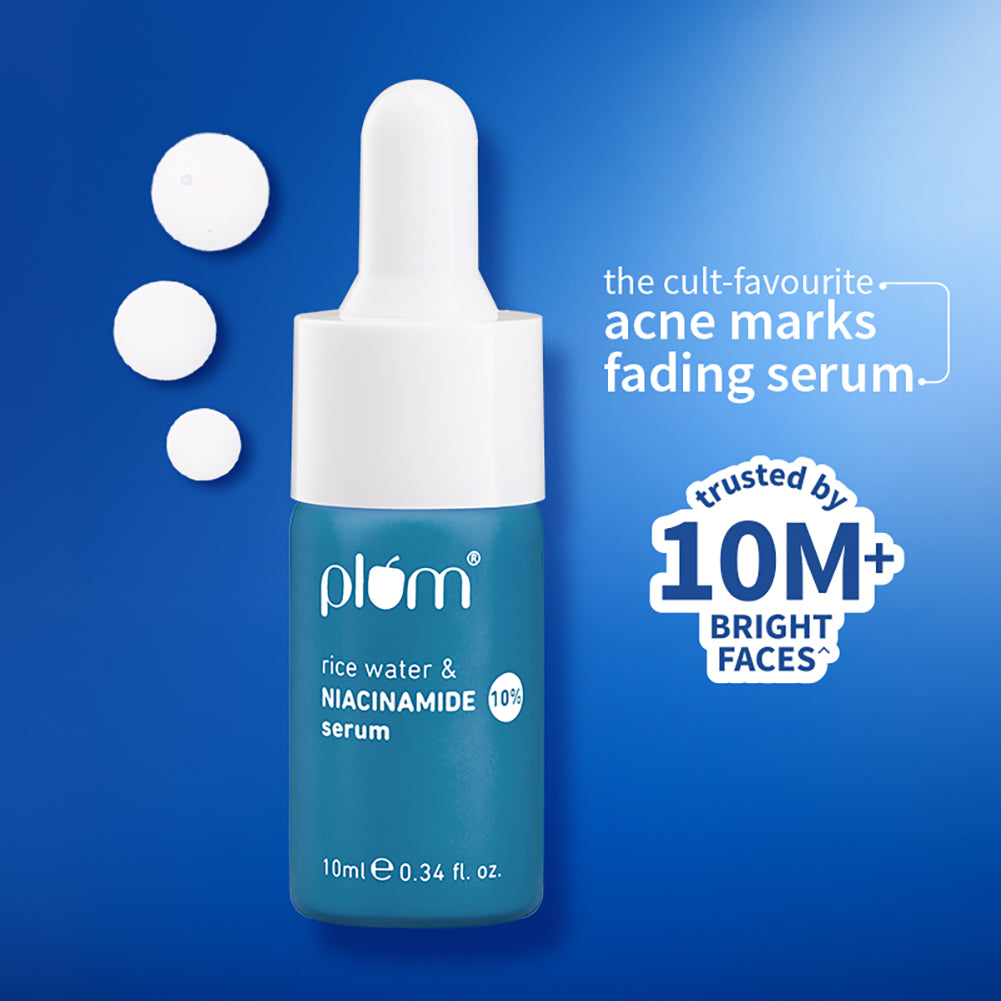 10% Niacinamide Face Serum with Rice Water For Clear & Bright Skin