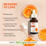 15% Vitamin C Face Serum with Mandarin | For Glowing Skin | Fragrance Free | Suits all skin types | 3ml Mini