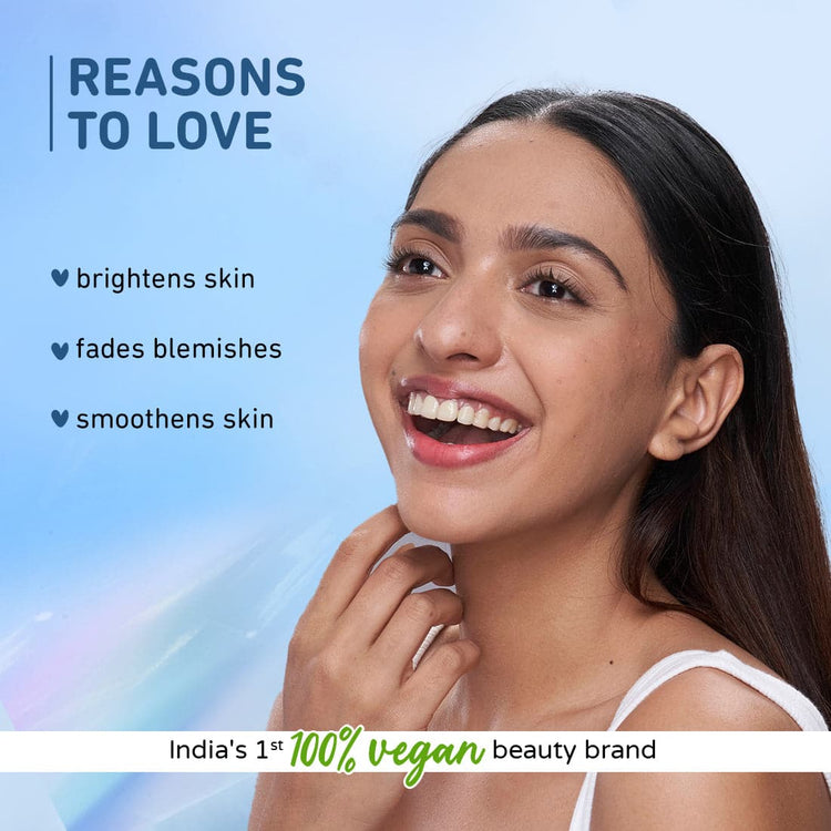 Niacinamide Travel Light & Bright Duo | With Serum & SPF 50 Sunscreen | Brightens & Fades Blemishes | All Skin Types | 100% Vegan