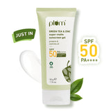 Green Tea & Zinc Super-Matte Sunscreen Gel | SPF 50 PA ++++| SPF for Oily Skin