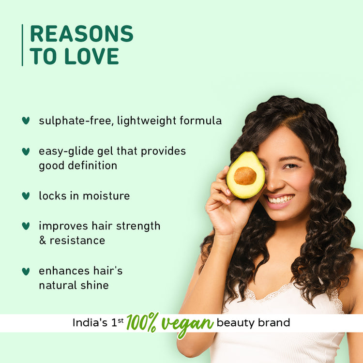 Avocado & Argan High-Definition Curl Gel | Contains Avocado Oil, Argan Oil, Plant Keratin, Pro Vitamin B5 & Vitamin E | For wavy & curly hair