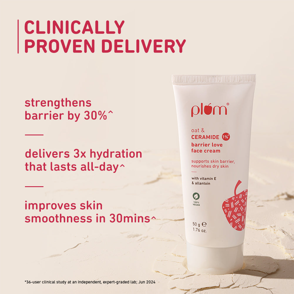 Oat & 1% Ceramide Face Cream For Dry Skin