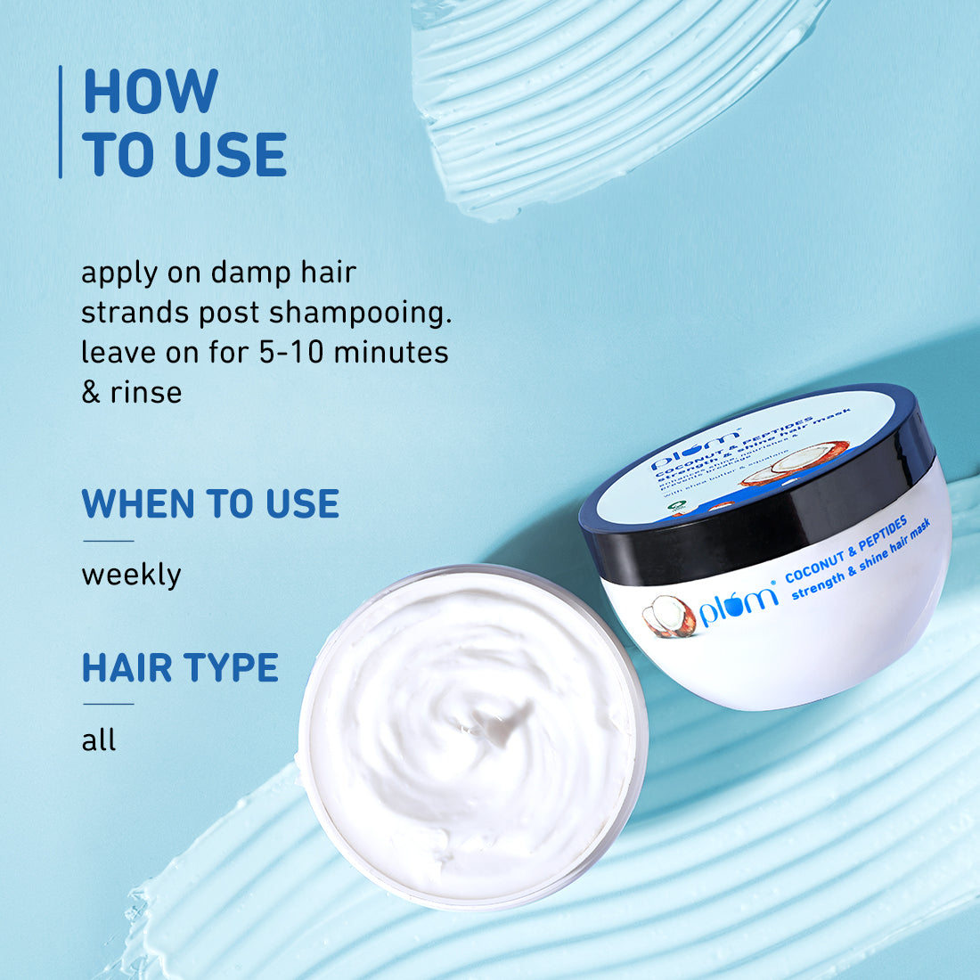 Coconut & Peptides Strength & Shine Hair Mask