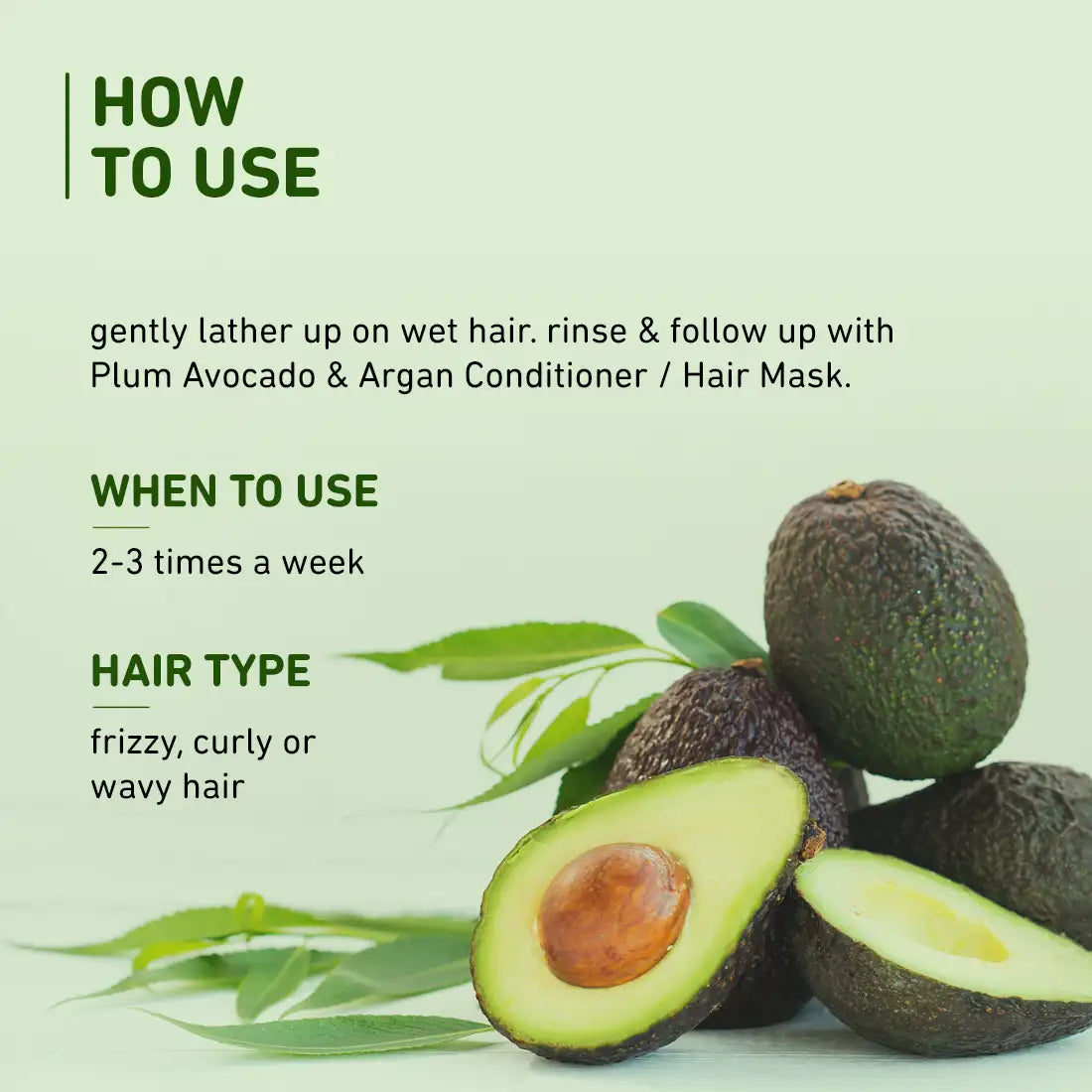 Avocado & Argan Frizz Control Shampoo