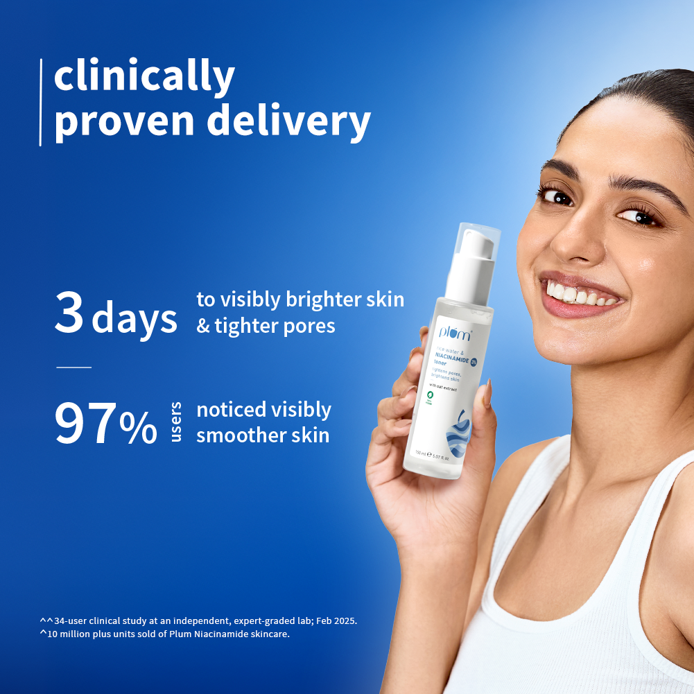 3% Niacinamide & Rice Water Toner for Bright Skin