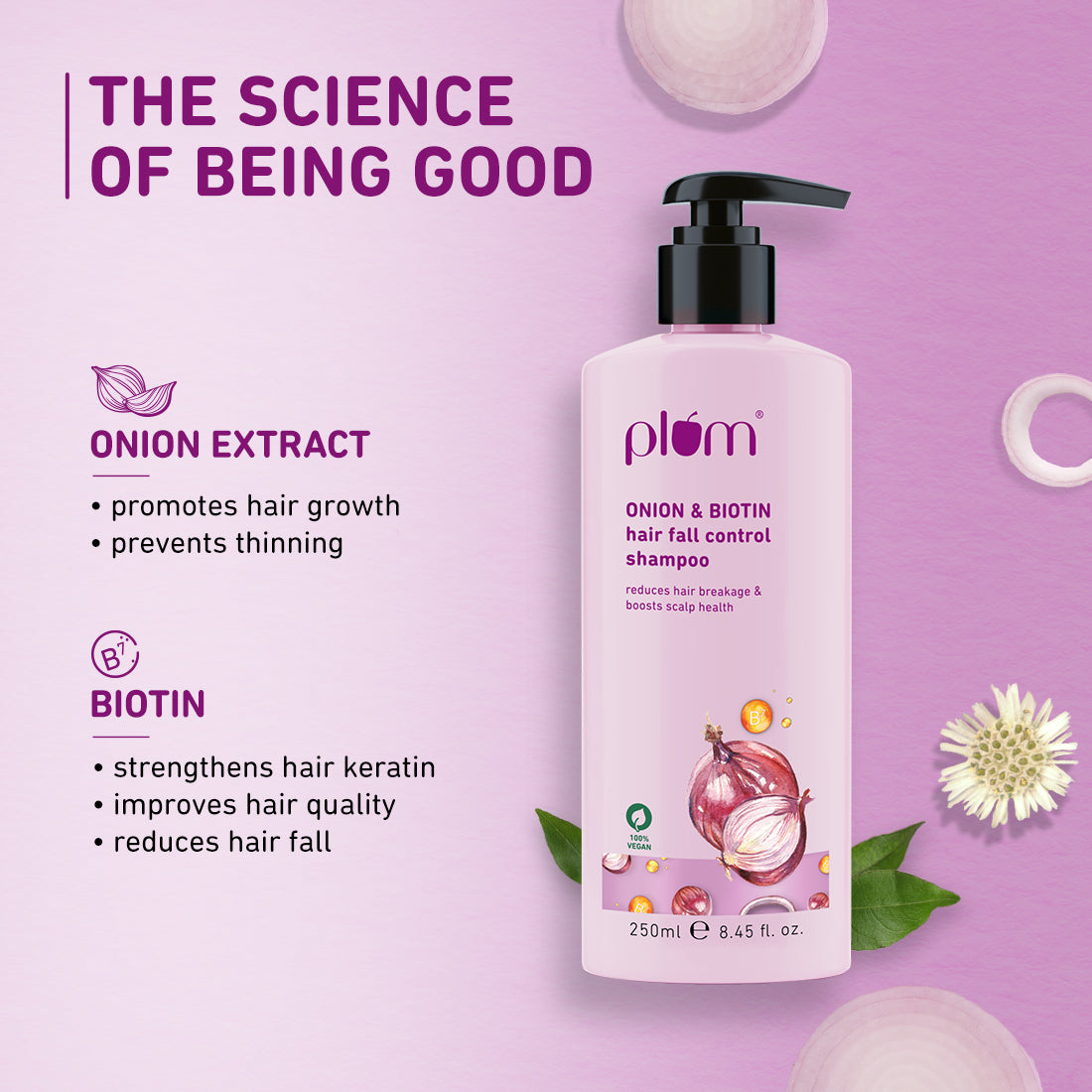 Onion & Biotin Hair Fall Control Shampoo