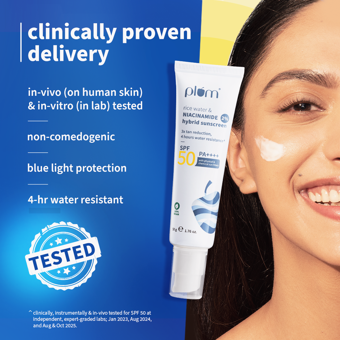 2% Niacinamide Sunscreen & Rice Water SPF 50 PA++++ Sunscreen