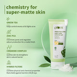 Green Tea & Zinc Super-Matte Sunscreen Gel | SPF 50 PA ++++| SPF for Oily Skin