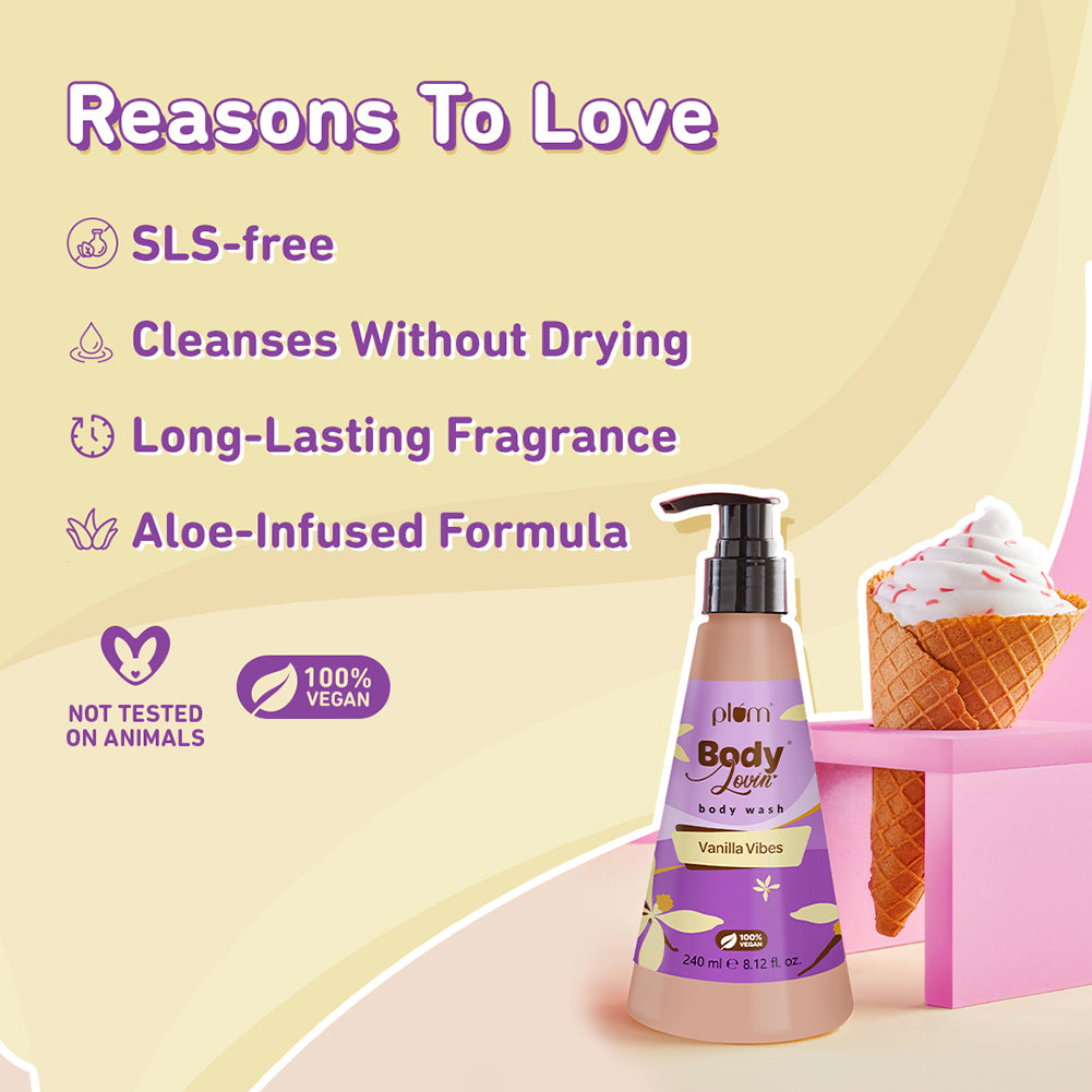 Vanilla Vibes Body Wash by BodyLovin'